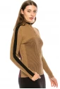 Black and Camel Quarter Zip