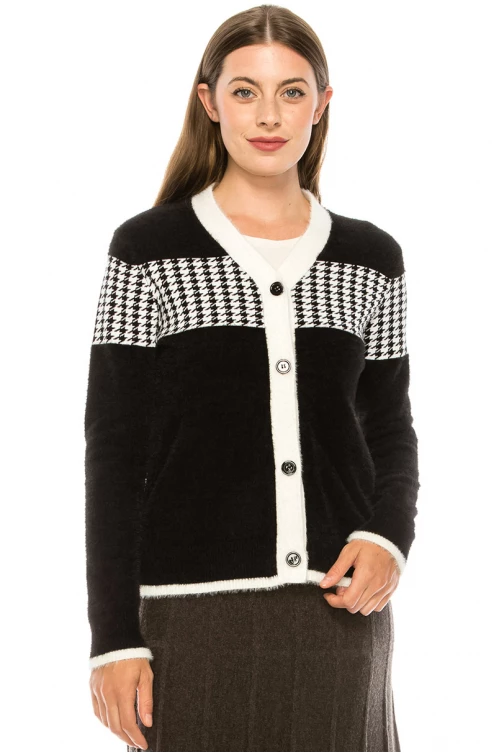 Black & White Cardigan