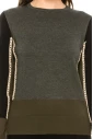 Side-Piping Sweater