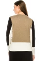 White Side-Piping Sweater