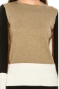 White Side-Piping Sweater