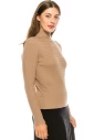 Camel Mock Neck