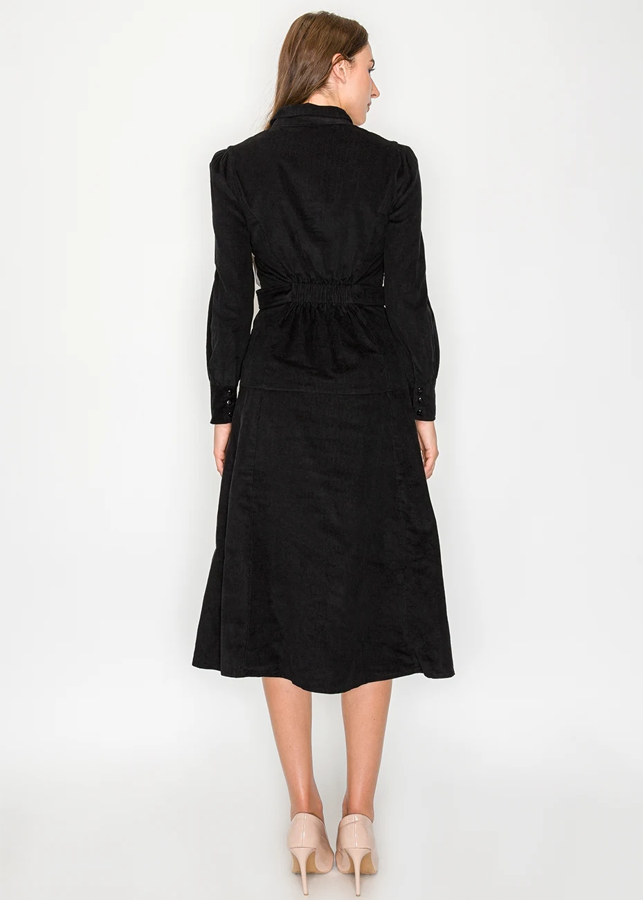 black maternity dress long Nom Maternity Women's Hugo Maxi Dress main image 1
