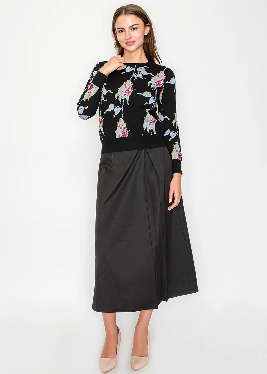 スパイダー JACQUARD COTTON KNIT 23AW スパイダー JACQUARD COTTON KNIT 23AW Jacquard-Knit Cotton Sweater